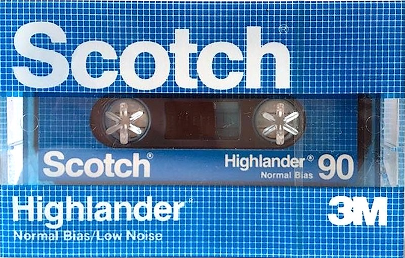 Compact Cassette Scotch Highlander 90 Type I Normal 1982 USA