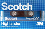 Compact Cassette Scotch Highlander 90 Type I Normal 1982 USA