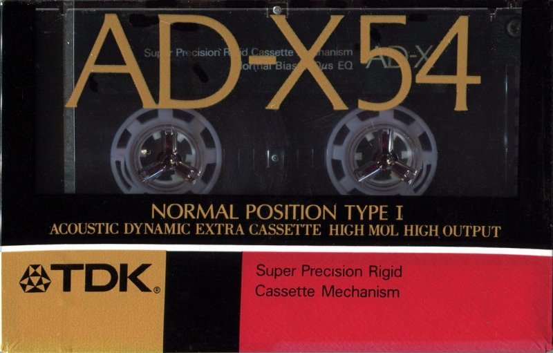 Compact Cassette: TDK  - AD-X 54