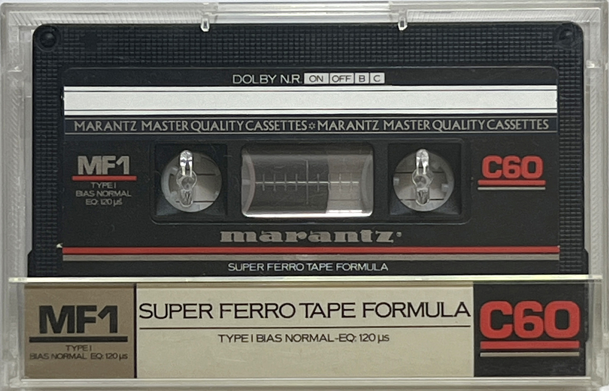 Compact Cassette Marantz MF1 60 Type I Normal 1983 Europe