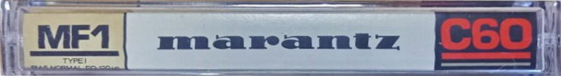 Compact Cassette Marantz MF1 60 Type I Normal 1983 Europe