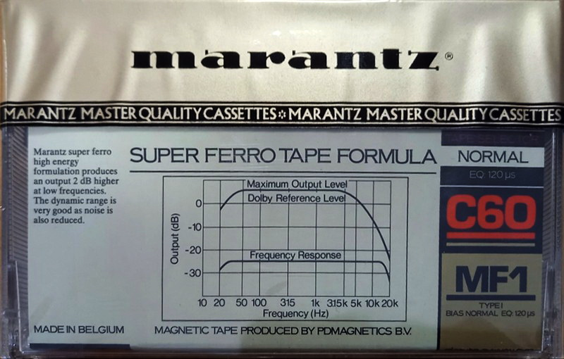 Compact Cassette: PDM Magnetics Marantz - MF1 60