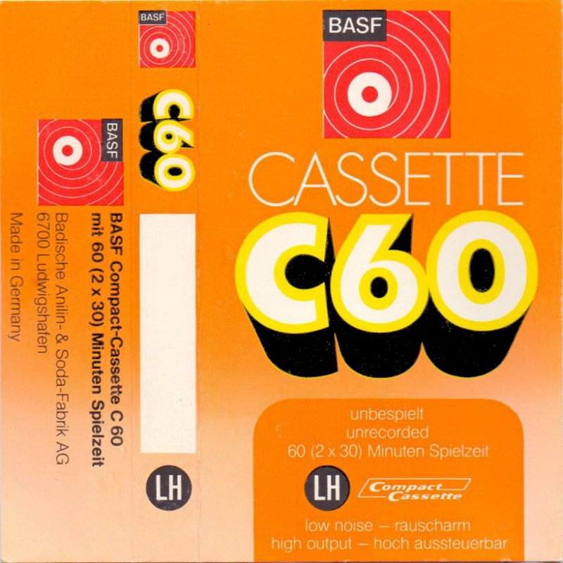 Compact Cassette BASF 60 Type I Normal 1971 Germany