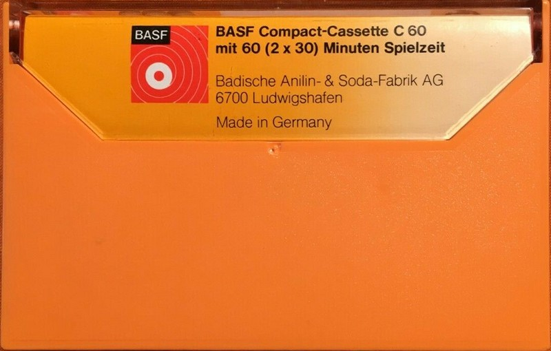 Compact Cassette BASF 60 Type I Normal 1971 Germany