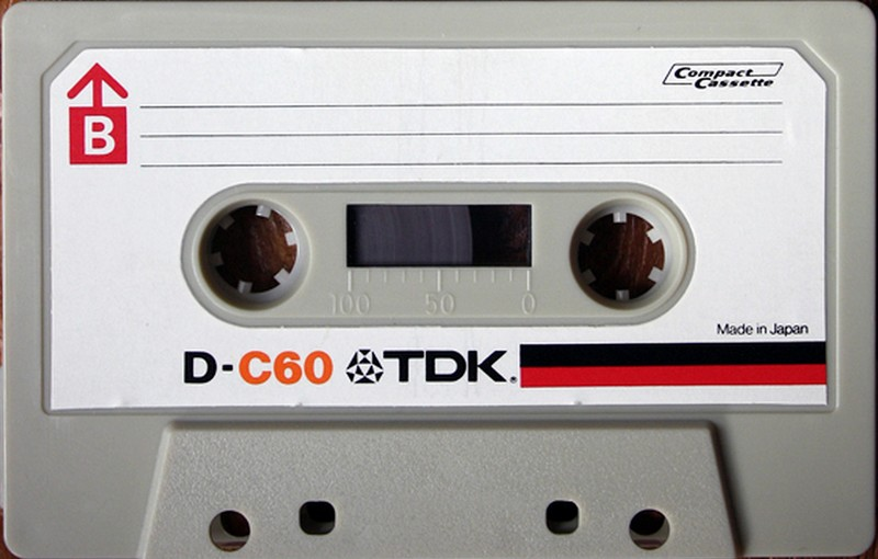 Compact Cassette TDK D 60 Type I Normal 1975 Europe, USA