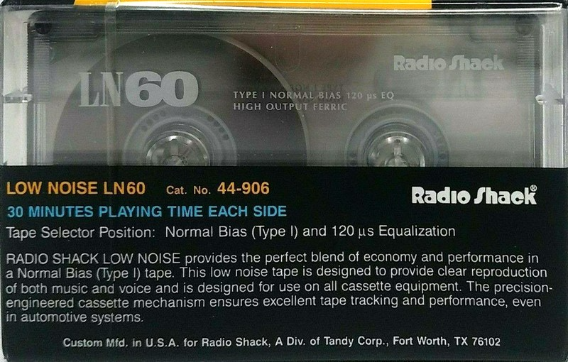 2 pack: Realistic Radio Shack - LN 60