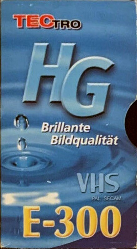 VHS, Video Home System Techtro 300 "HG" Type I Normal Europe