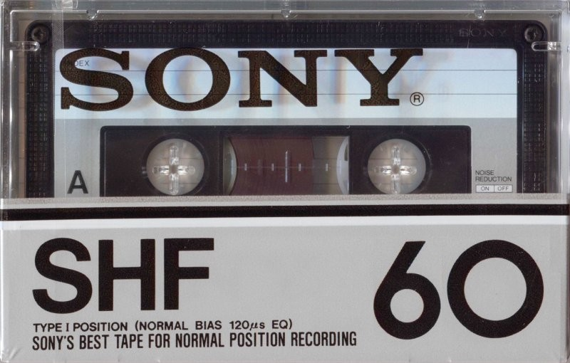 Compact Cassette Sony SHF 60 Type I Normal 1980 USA