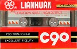 Compact Cassette Lianhuan CT-405 90 Type I Normal China