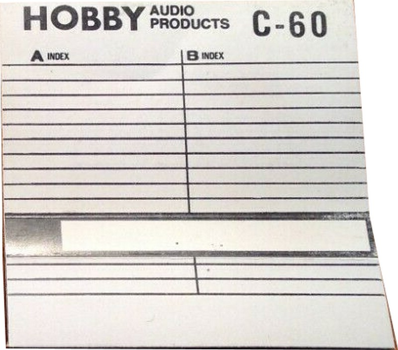 Compact Cassette Hobby 60 Type II Chrome 1980 Germany
