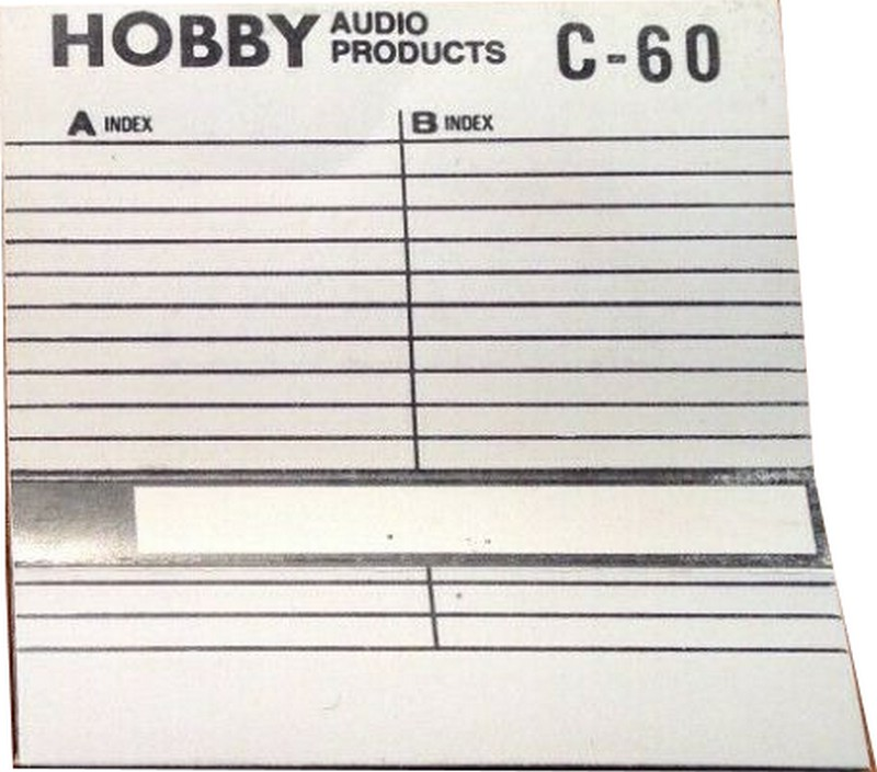 Compact Cassette:  Hobby -  60