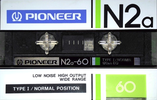 Compact Cassette Pioneer N2a 60 Type I Normal 1982 Japan