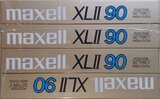 4 pack Maxell XLII 90 Type II Chrome 1986 Europe