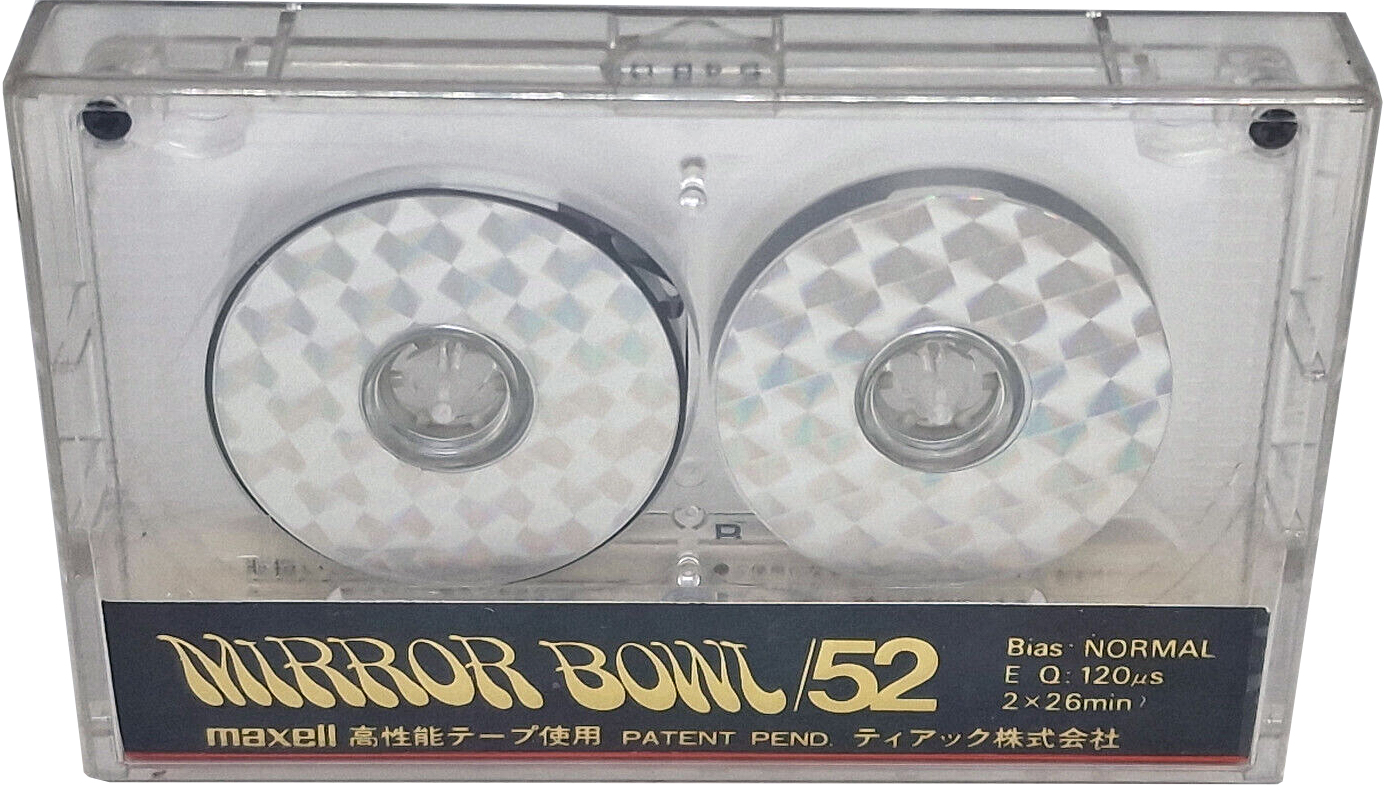 Compact Cassette Teac 52 "Mirror Bowl" Type I Normal Japan