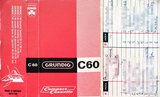 Compact Cassette Grundig 60 Type I Normal 1968 Europe