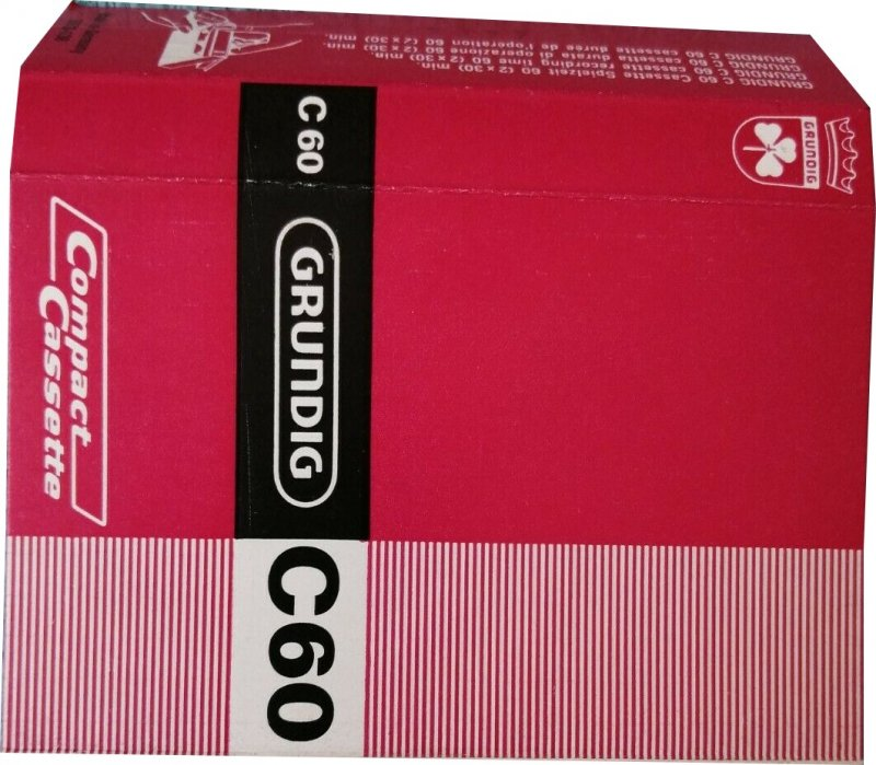 Compact Cassette Grundig 60 Type I Normal 1968 Germany