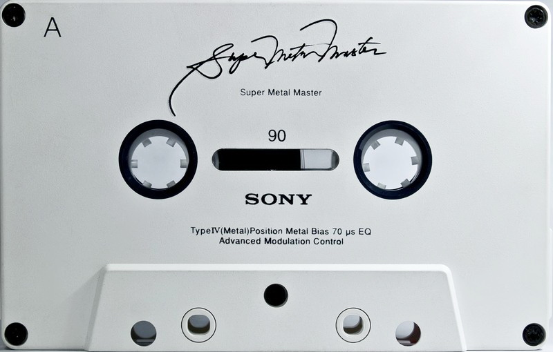 Compact Cassette: Sony  - Super Metal Master 90