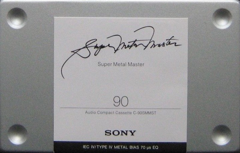 Compact Cassette: Sony  - Super Metal Master 90