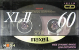 Compact Cassette Maxell XLII 60 Type II Chrome 1990 Japan