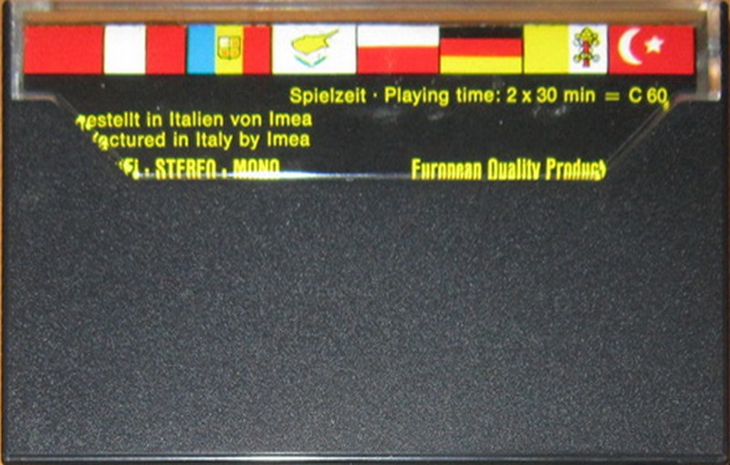 Compact Cassette Imea 60 "CO" Type II Chrome 1977 Europe