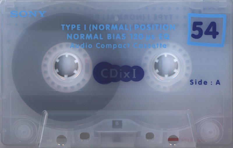 Compact Cassette: Sony  - CDix I 54