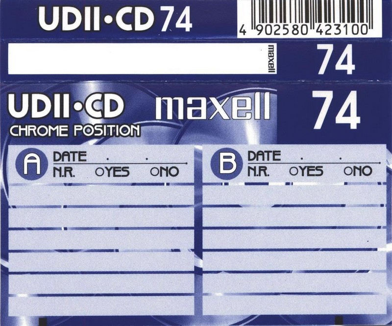 Compact Cassette: Maxell / Hitachi Maxell - UDII-CD 74