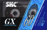 Compact Cassette SKC GX 60 Type I Normal 1992 Europe