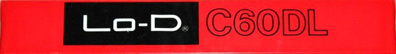 Compact Cassette Lo-D DL 60 Type I Normal 1981 Japan