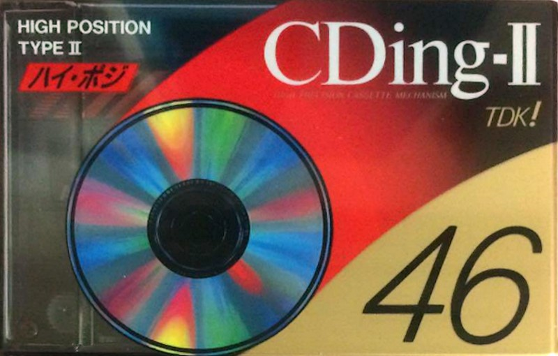 Compact Cassette TDK CDing 2 46 "CD2-46A" Type II Chrome 1993 Japan