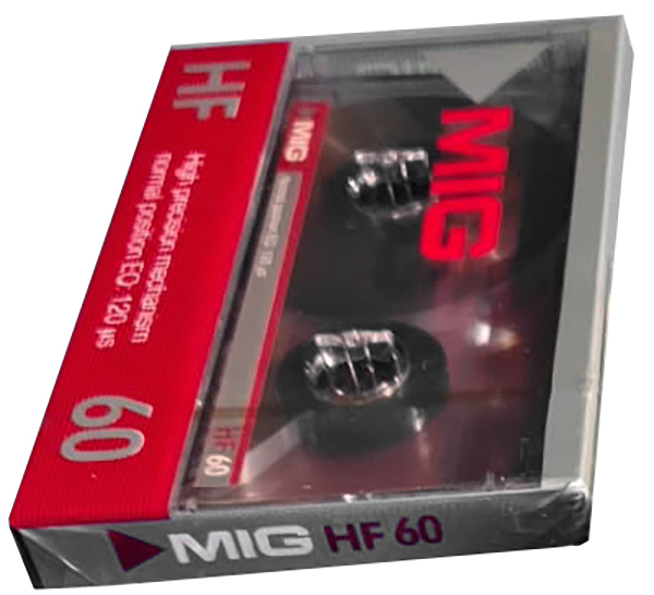 Compact Cassette MIG HF 60 Type I Normal 1987 Europe