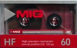Compact Cassette MIG HF 60 Type I Normal 1987 Europe