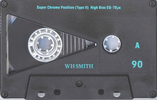 Compact Cassette WH SMITH 90 Type II Chrome 1988 UK