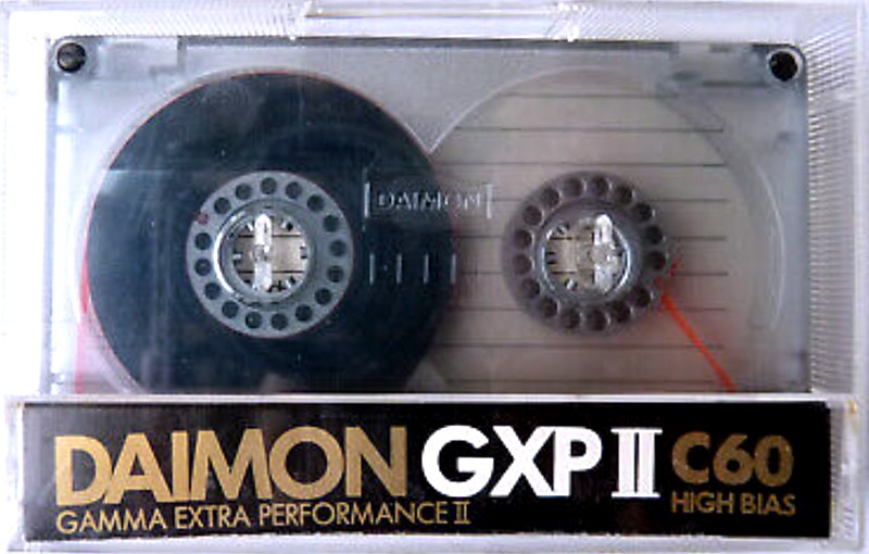 Compact Cassette Daimon GXP II 60 Type II Chrome 1981 Germany
