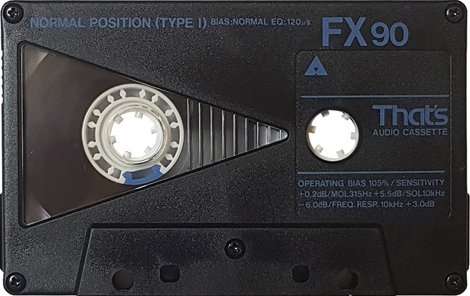 Compact Cassette Thats FX 90 Type I Normal 1987 Europe