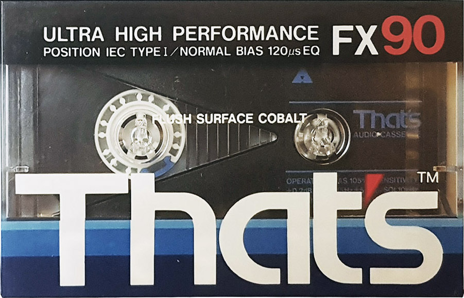 Compact Cassette Thats FX 90 Type I Normal 1987 Europe