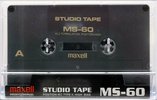 Compact Cassette Maxell MS 60 "Audio Pro" Type II Chrome 1997 USA