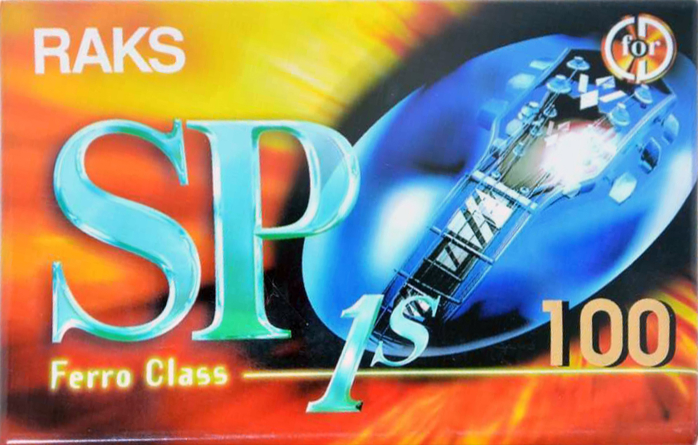 Compact Cassette RAKS SP s 100 "SP 1s" Type I Normal 1996 Europe
