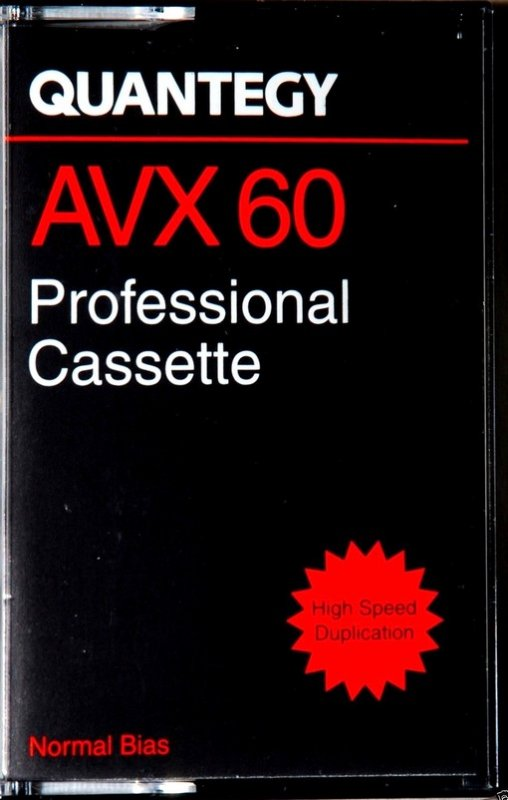 Compact Cassette Quantegy AVX 60 Type I Normal 1996 USA