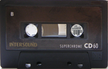 Compact Cassette Intersound CD 60 Type II Chrome 1992 Europe