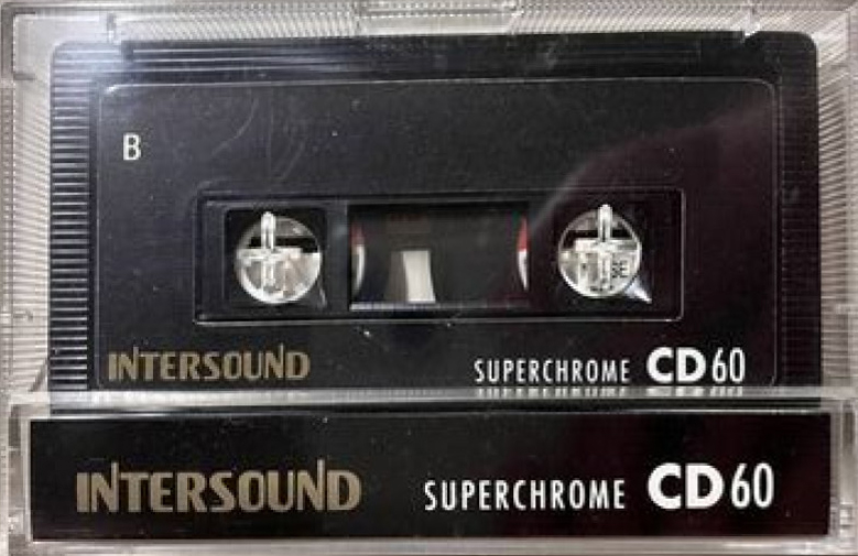 Compact Cassette Intersound CD 60 Type II Chrome 1992 Europe
