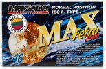 Compact Cassette Maksada MAX Ferro 46 Type I Normal 1998 Worldwide