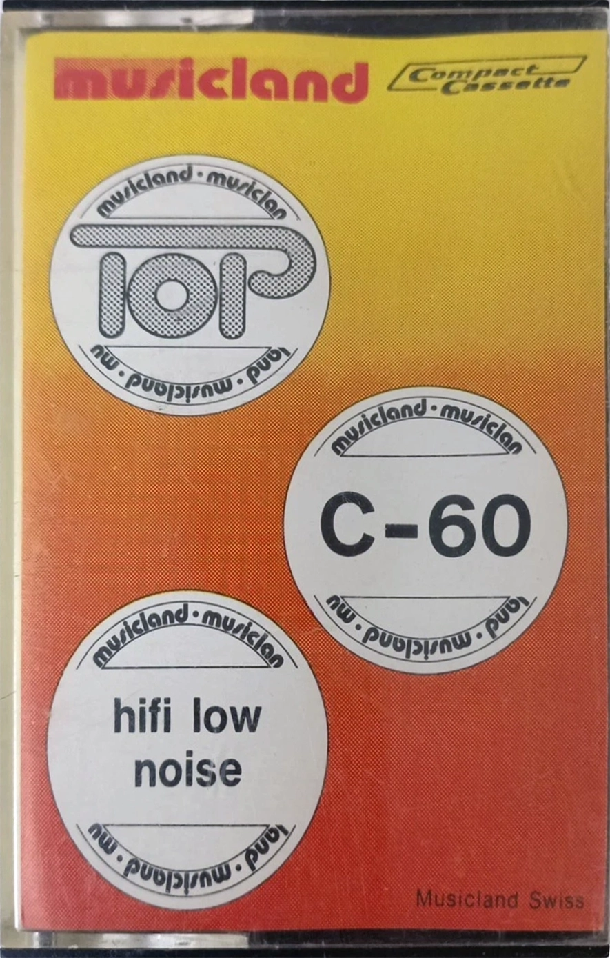 Compact Cassette Musicland 60 Type I Normal Switzerland