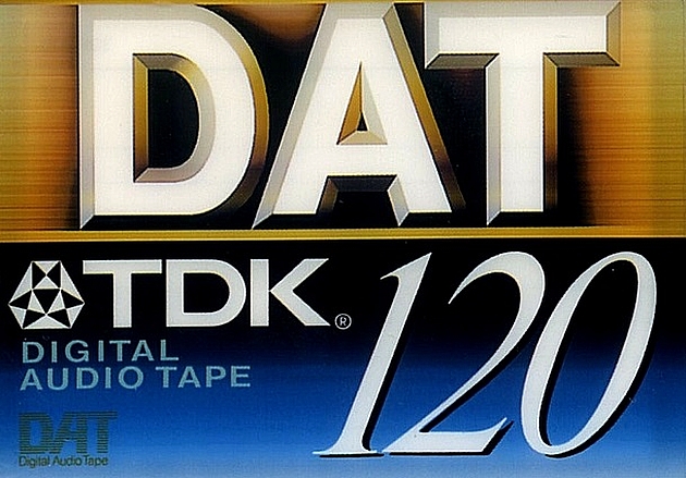 Digital Audio Tape TDK 120 "DA-R120S" Type IV Metal 1997 Japan
