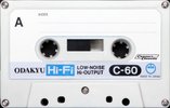 Compact Cassette Odakyu 60 Type I Normal 1975 Japan
