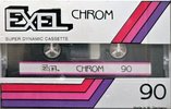 Compact Cassette Exel 90 Type II Chrome 1987 France