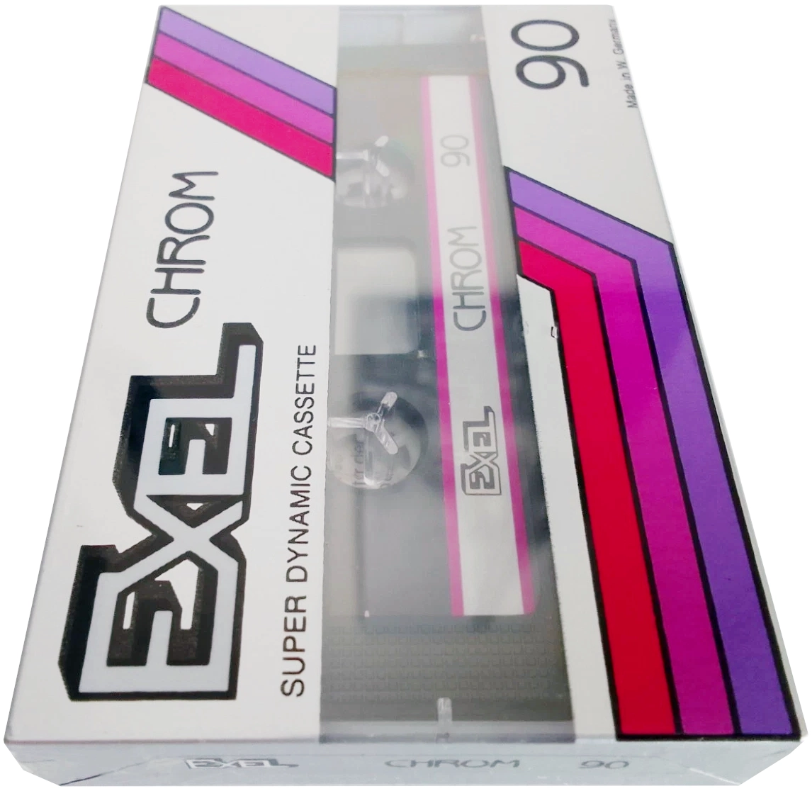 Compact Cassette Exel 90 Type II Chrome 1987 France