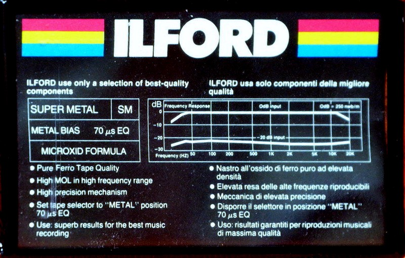 Compact Cassette:  Ilford - Super Metal 46