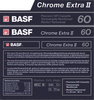 Compact Cassette BASF Chrome Extra II 60 Type II Chrome 1990 Europe