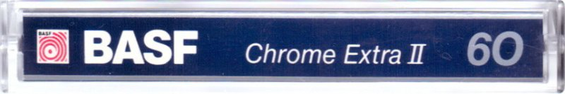 Compact Cassette BASF Chrome Extra II 60 Type II Chrome 1990 Europe