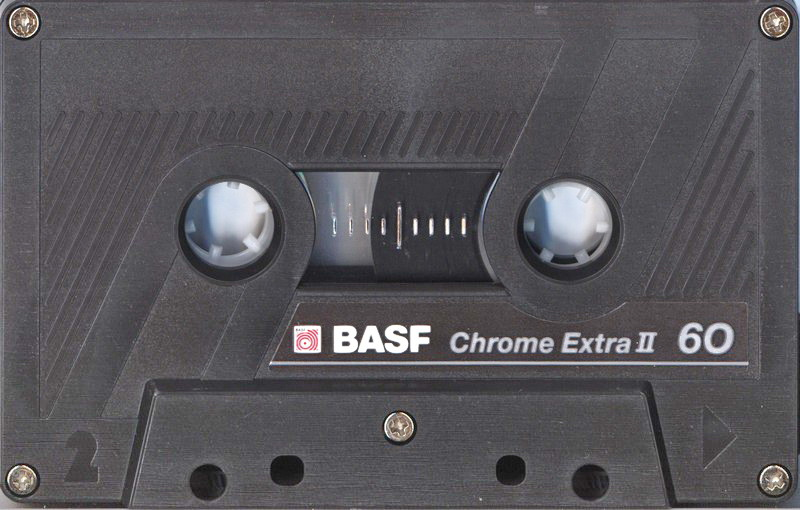 Compact Cassette BASF Chrome Extra II 60 Type II Chrome 1990 Europe